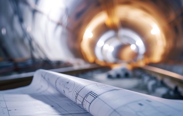 Major railroad construction project